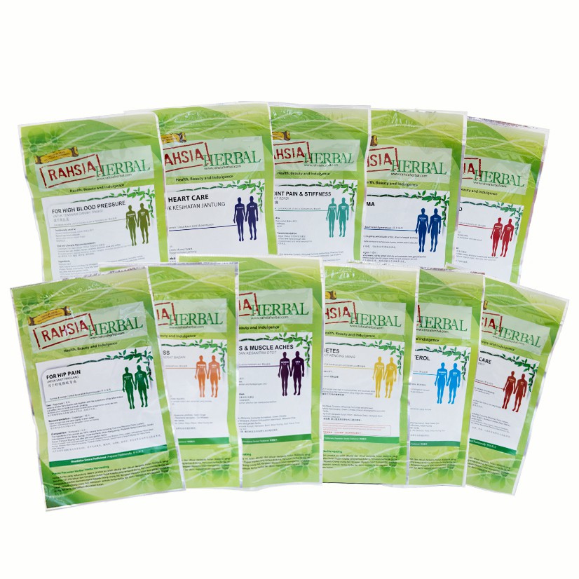 Rahsia Herbal Remedy Solution NATURAL HERBAL TEA 草药茶 - (15 sachets) | HERBAL TEA