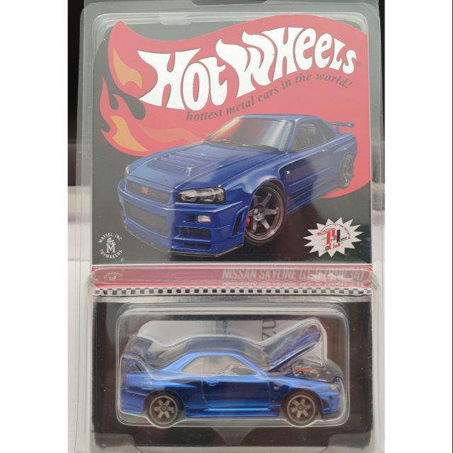 hot wheels nissan skyline bnr34