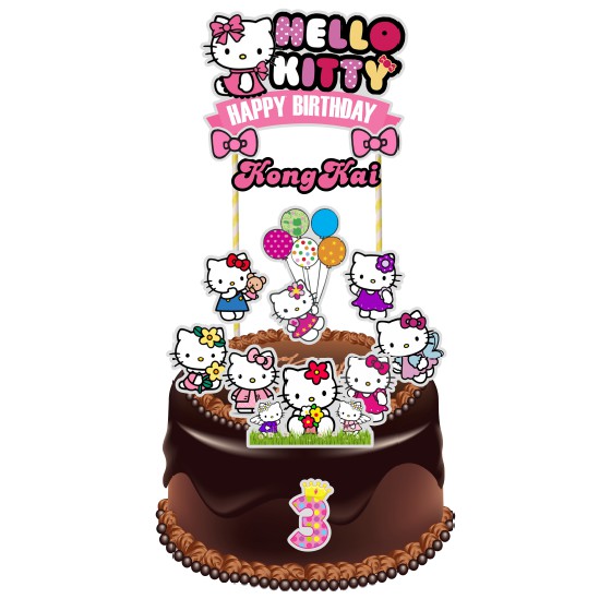 Hello Kitty Cake Topper