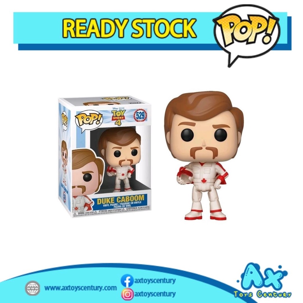 Funko Pop! Toy Story 4 - Duke Caboom #529 100% Genuine