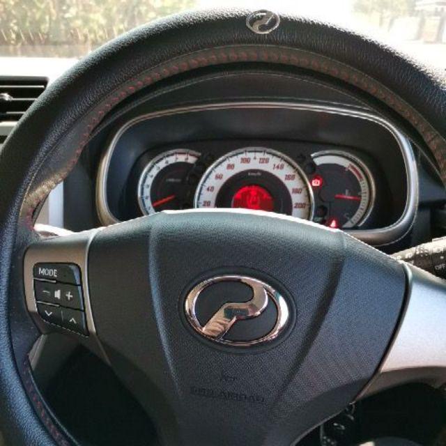 No Smell Thin All Model Perodua Cow Leather Steering Wheel 