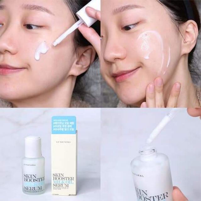 serum skin booster milk oil