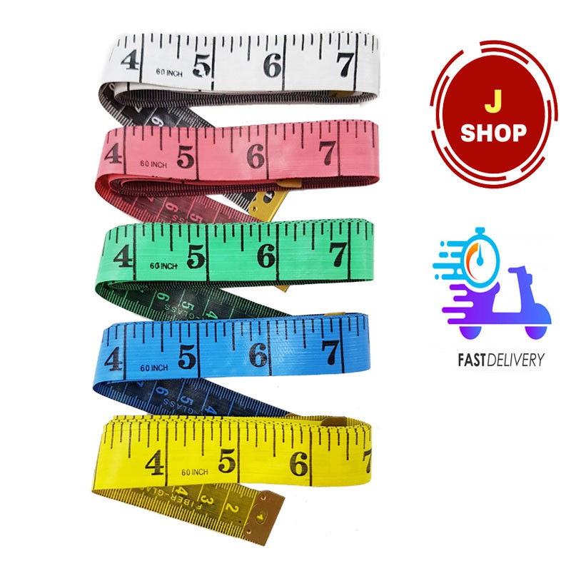 Pita Ukur / Measuring Tape / Tali Ukur / Tali Tape 60inch/150cm ...