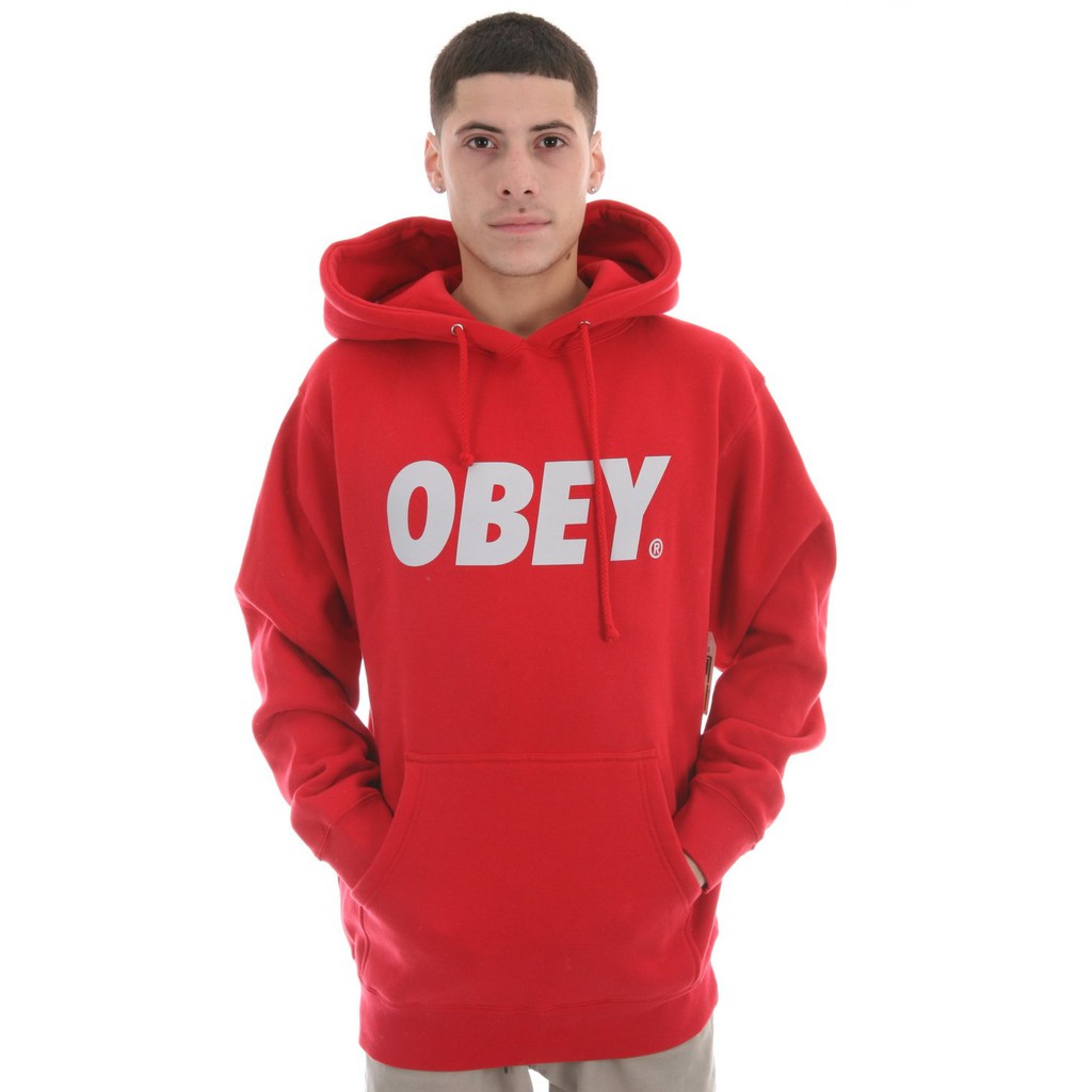 red obey sweater