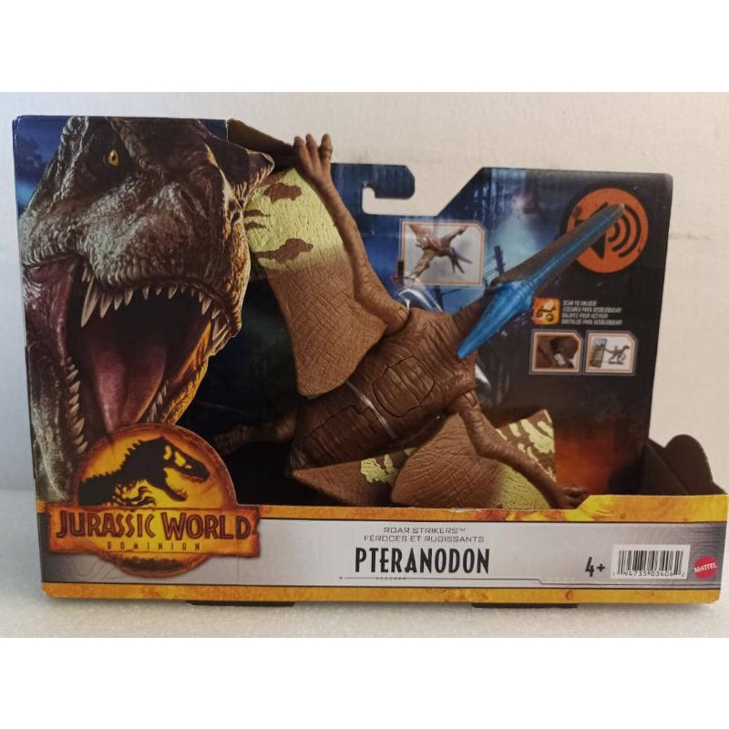 Jurassic World Dominion Roar Strikers Pteranodon Dinosaur Action Figure ...