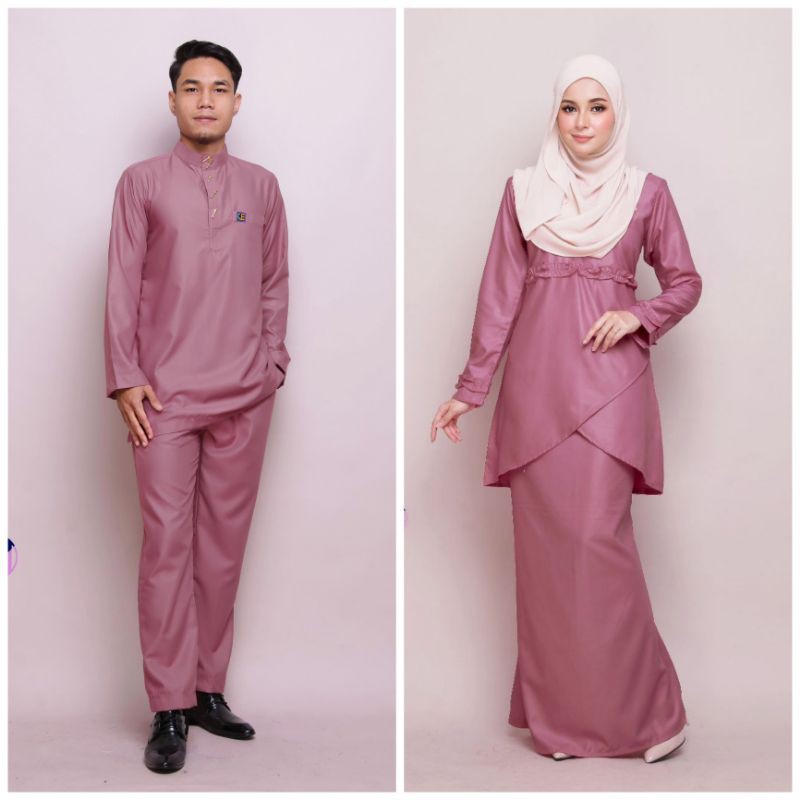 Baju raya pink belacan