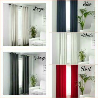 Ikea 1 Pair Merete Curtain Shopee Malaysia