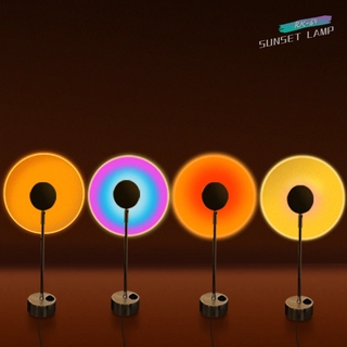 Sunset Projection Lamp Rainbow USB Led Table Decor ...