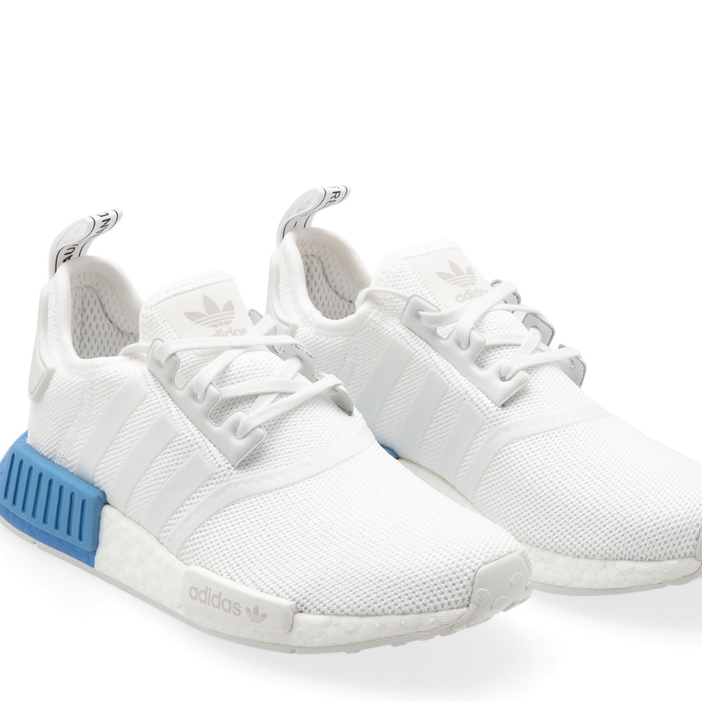 nmd white blue