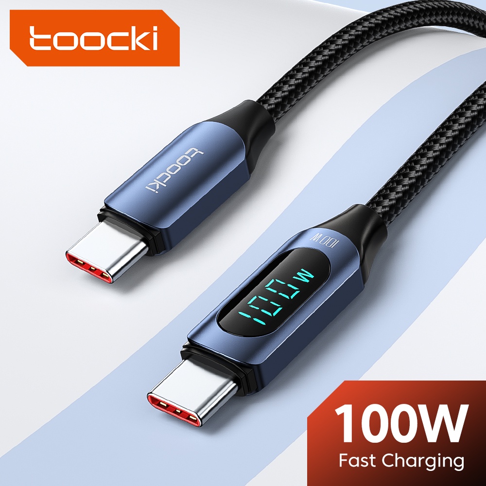 toocki-100w-led-displaying-fast-charging-type-c-to-type-c-cable-pd-for
