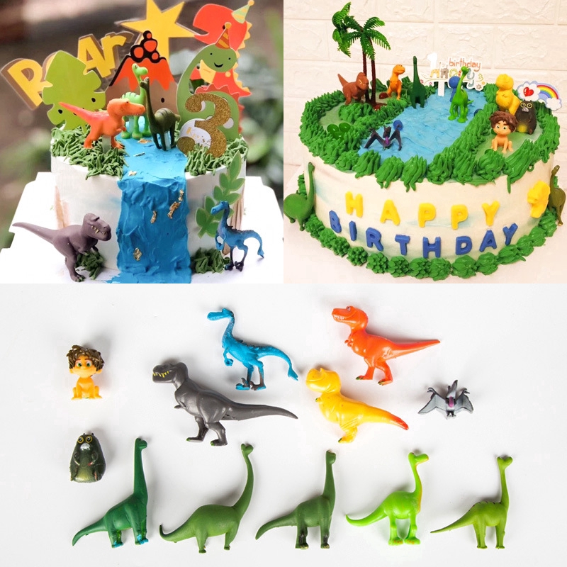 12 Pcs The Good Dinosaur Toys Arlo Spot Budda Ramsey Cake Topper Action Figures Shopee Malaysia