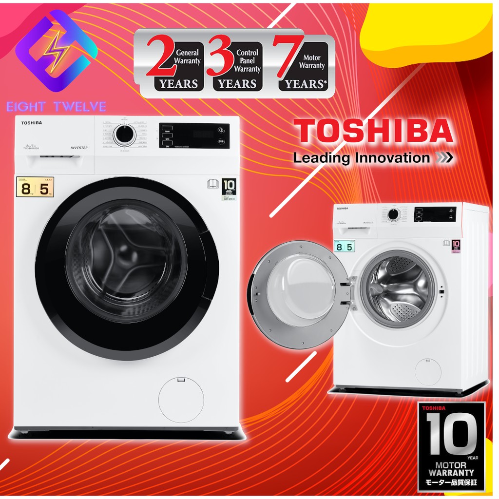 2020 Year Toshiba Washer and Dryer 2 in 1 8KG washer and 5KG dryer TWD