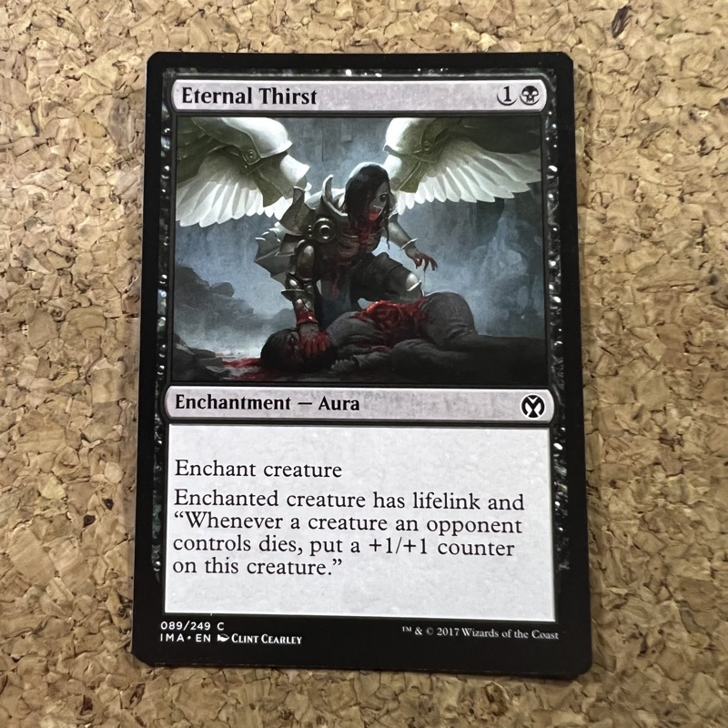 MTG ETERNAL THIRST | ENCHANTMENT AURA | BLACK | MAGIC THE GATHERING