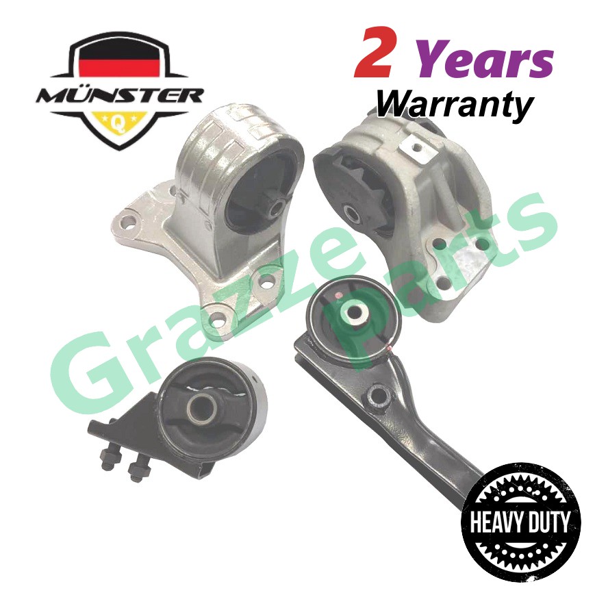 Münster "Heavy Duty" PRO7560 Engine Mounting Set for Proton Saga FLX