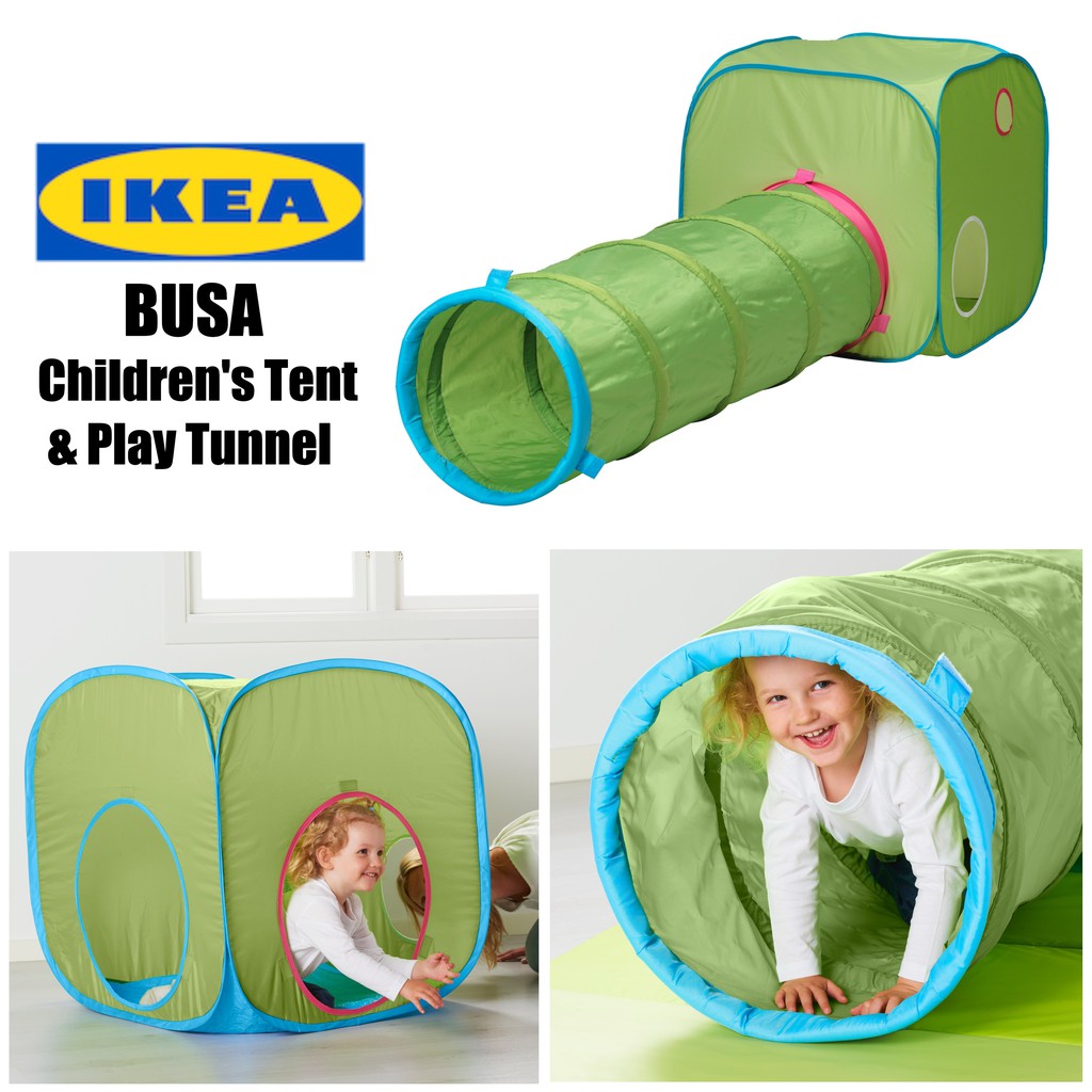 IKEA BUSA Children Tent and Play Tunnel Khemah Terowong 