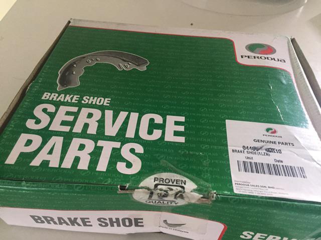 Rear Brake Shoes for Perodua Alza 1st Gen & Alza Advance 