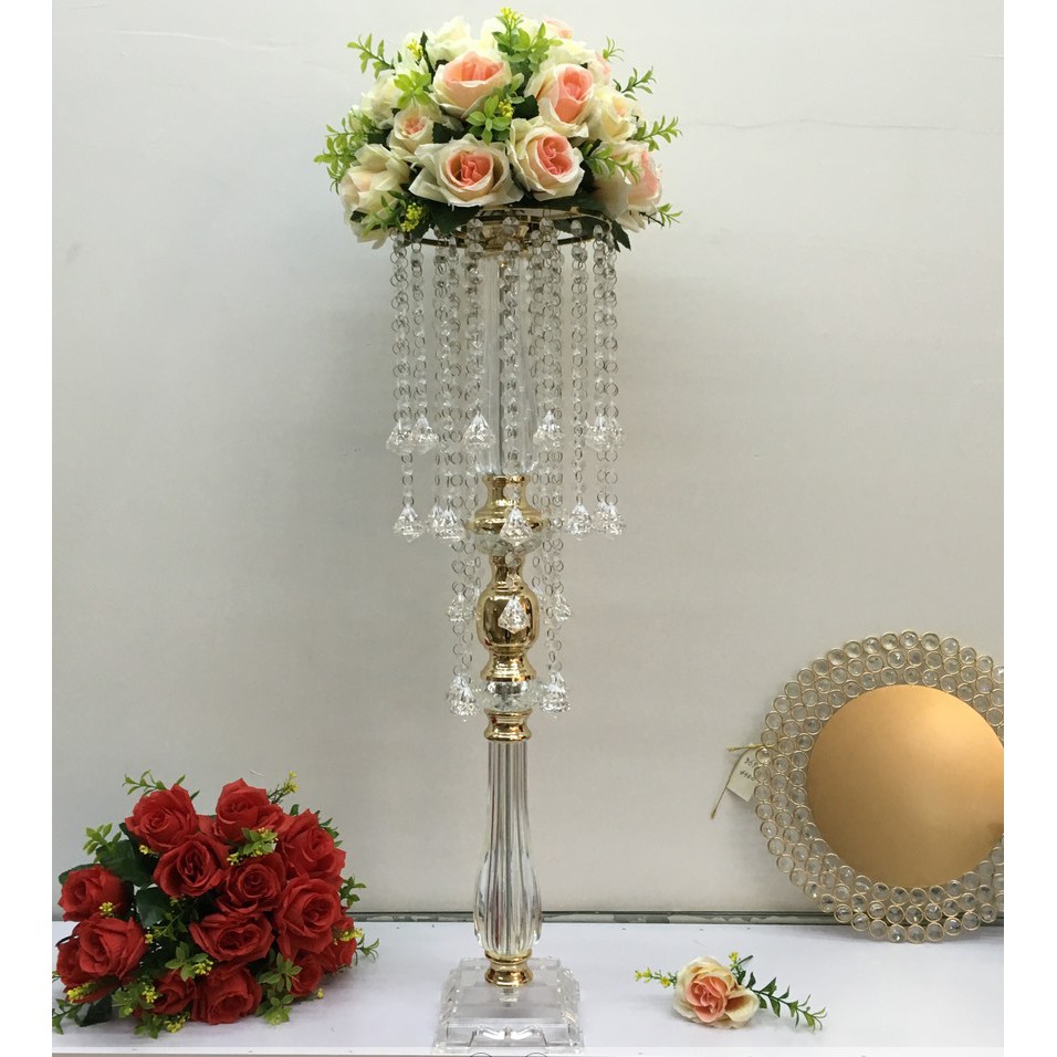 10pcs Acrylic Stand Wedding Centerpieces Event Table Flowers Vase