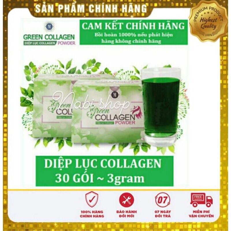 Green collagen chlorophyll (genuine commitment) Shopee Malaysia