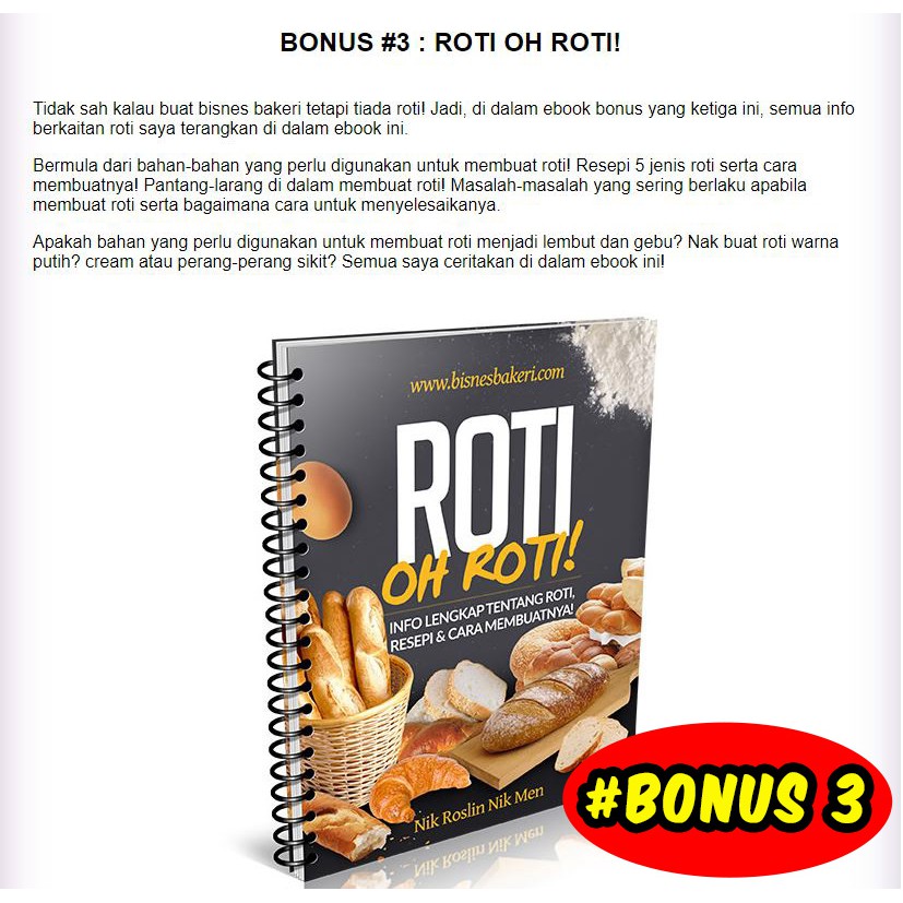 Ebook Panduan Bisnes Bakery Free 3 Ebook Bonus Shopee Malaysia