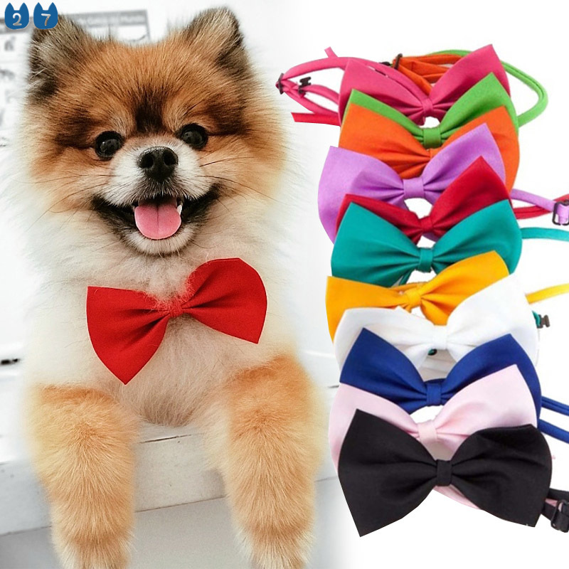 Pet Dog Cat Necklace Adjustable Strap for Cat Collar Dogs Accessories pet dog bow tie puppy bow ties dog Pet supplies