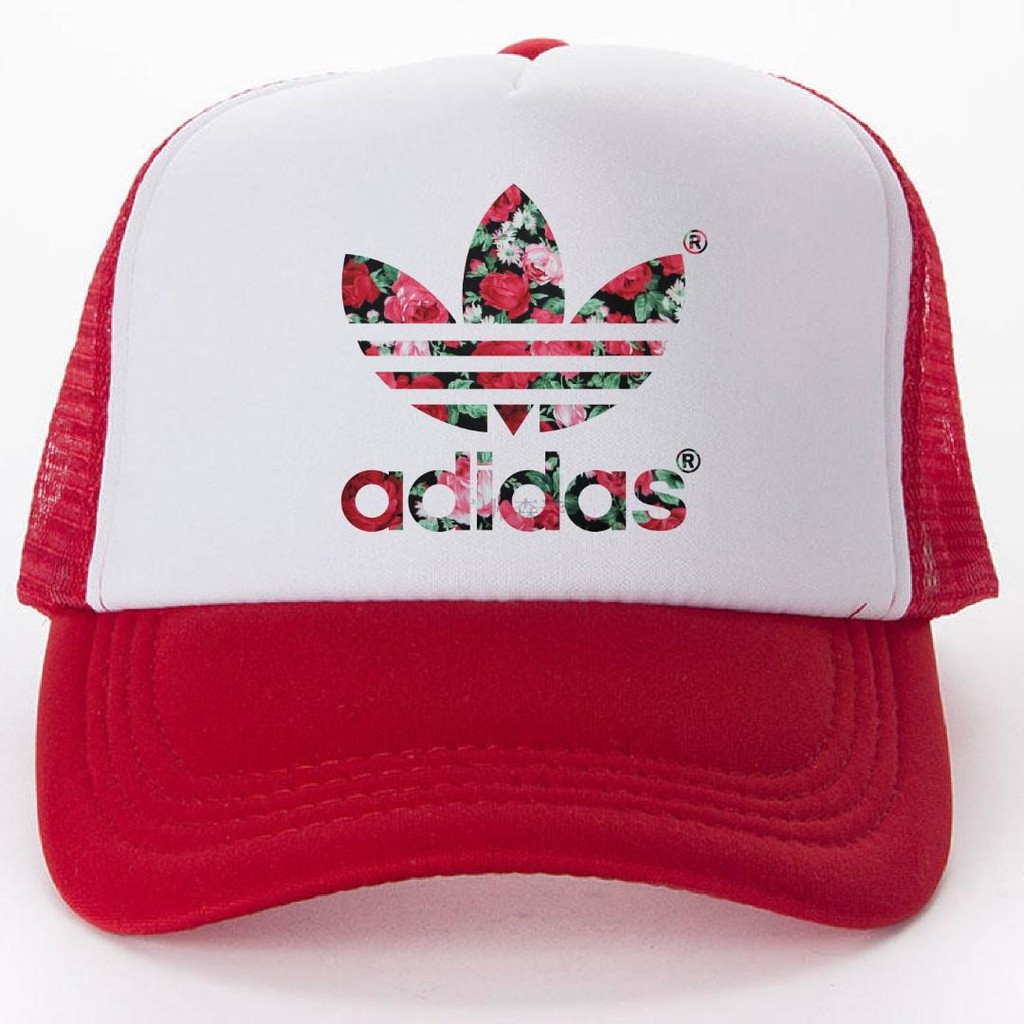 red and white adidas hat