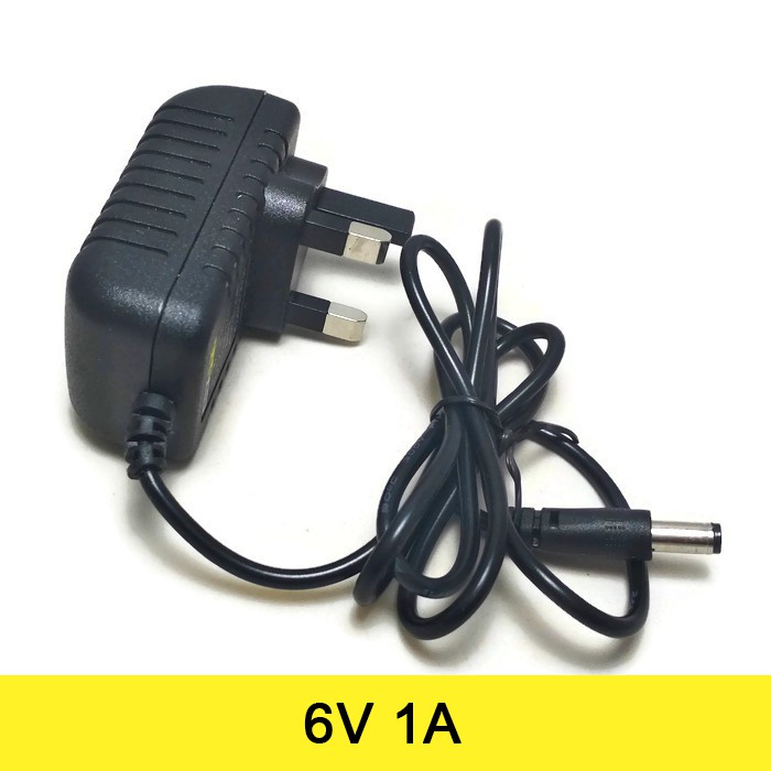 AC to DC Power Adapter 6V 1A (UK Plug) Shopee Malaysia