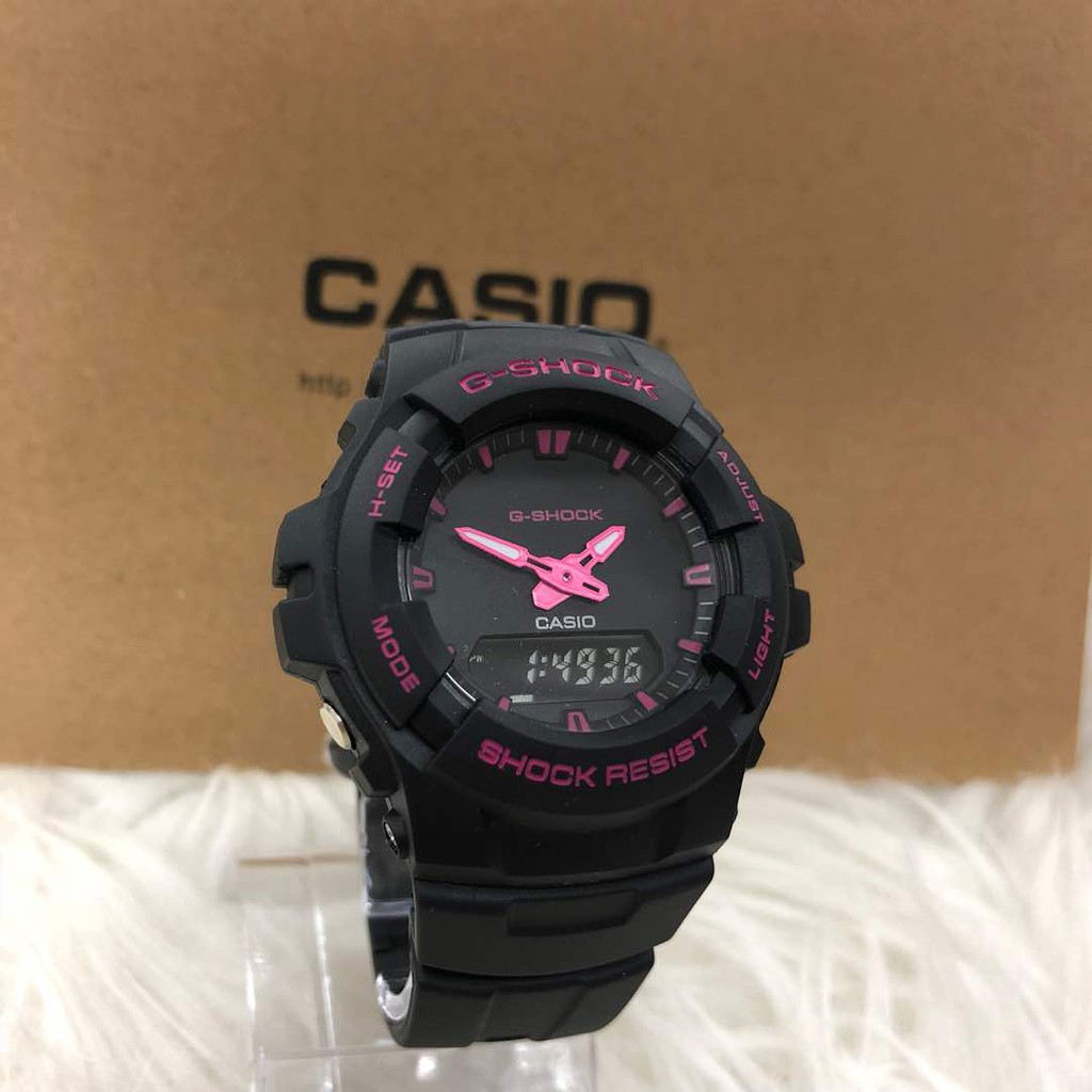 pink g shock watch