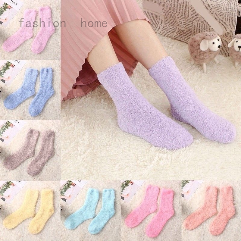 ladies fluffy socks