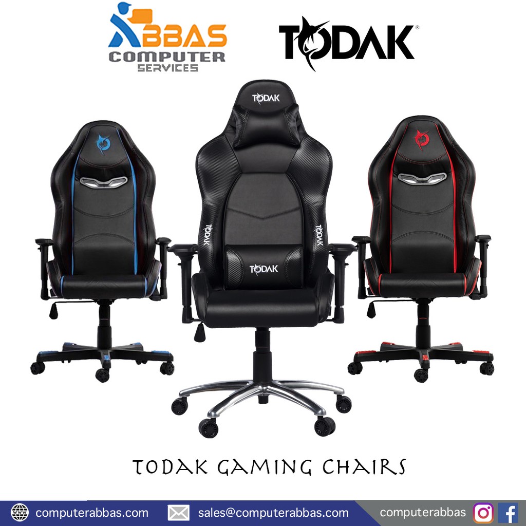 Todak Alpha Gaming Chair Ready Stock Premium Standard Red Standard Blue Shopee Malaysia
