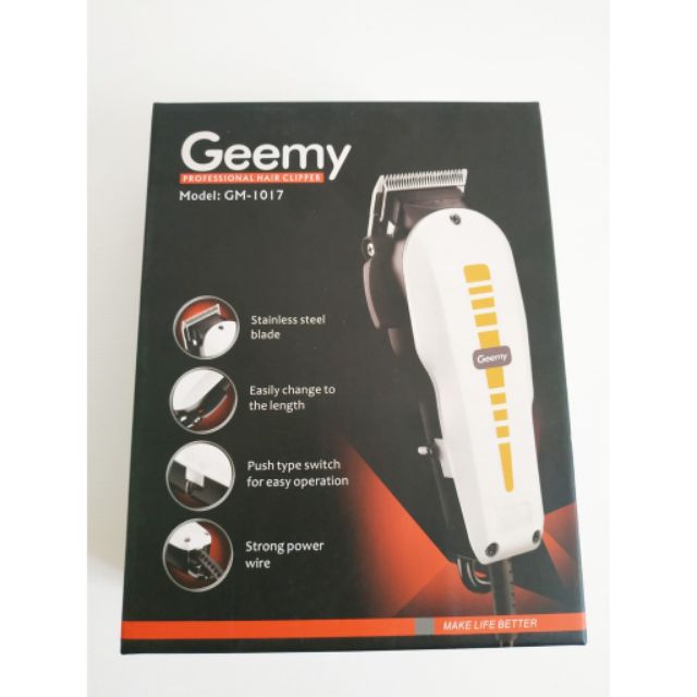 Geemy Gm 1017 Professional Electric Hair Clipper Shopee Malaysia