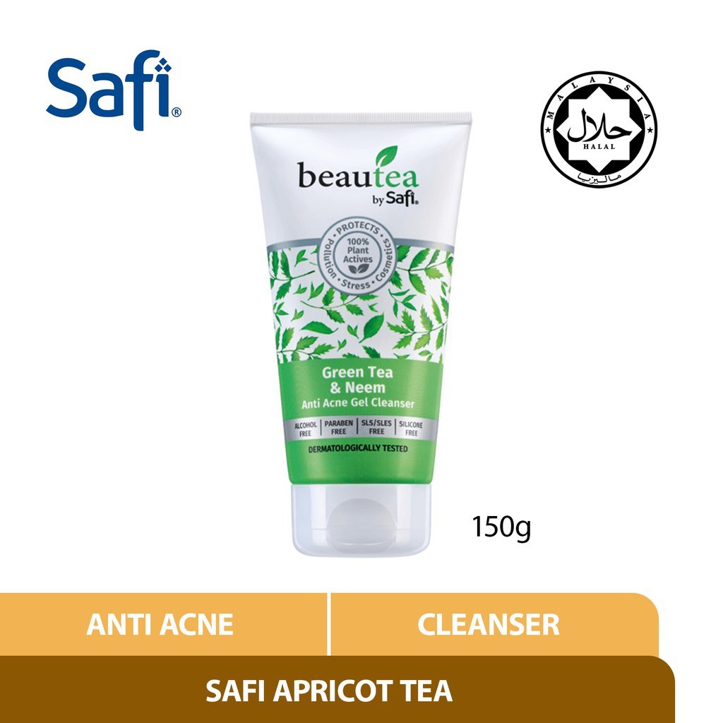 Safi Beautea Green Tea & Neem Anti-Acne Gel Cleanser 150g