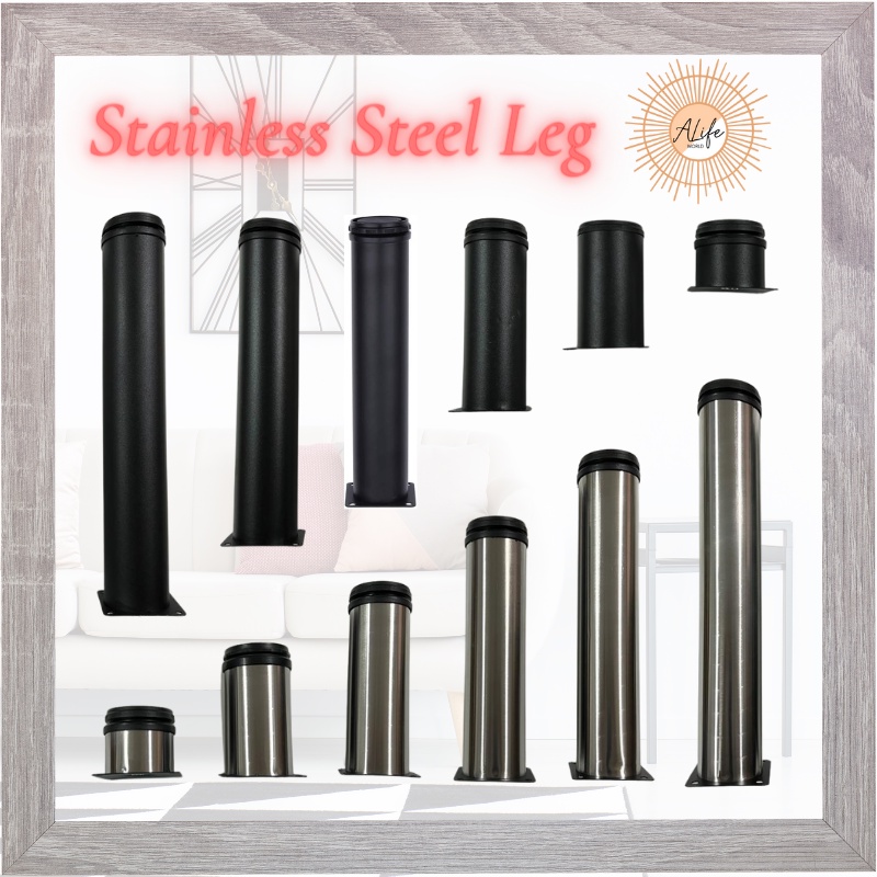 ALife Stainless Steel Adjustable Leg Kaki Sofa kaki katil Kerusi Meja Cabinet Leg Kaki kabinet Furniture Leg Extender