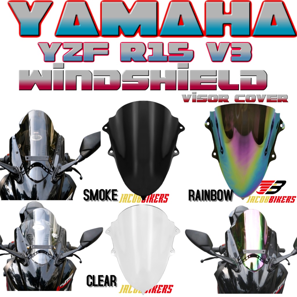 r15 v2 visor glass price