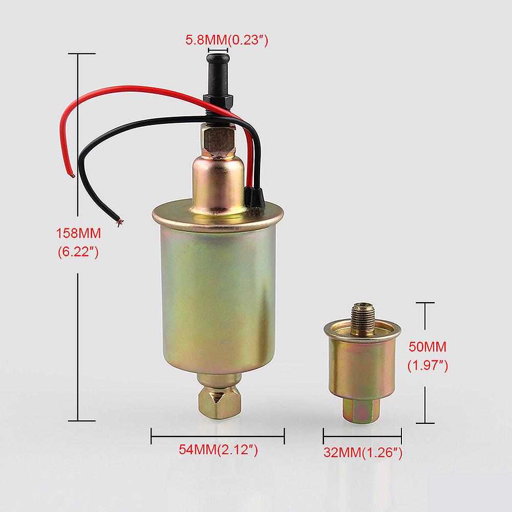 E8012S 12V Universal Low Pressure Electric Fuel Pump 59 Psi Car Electronics Shopee Malaysia