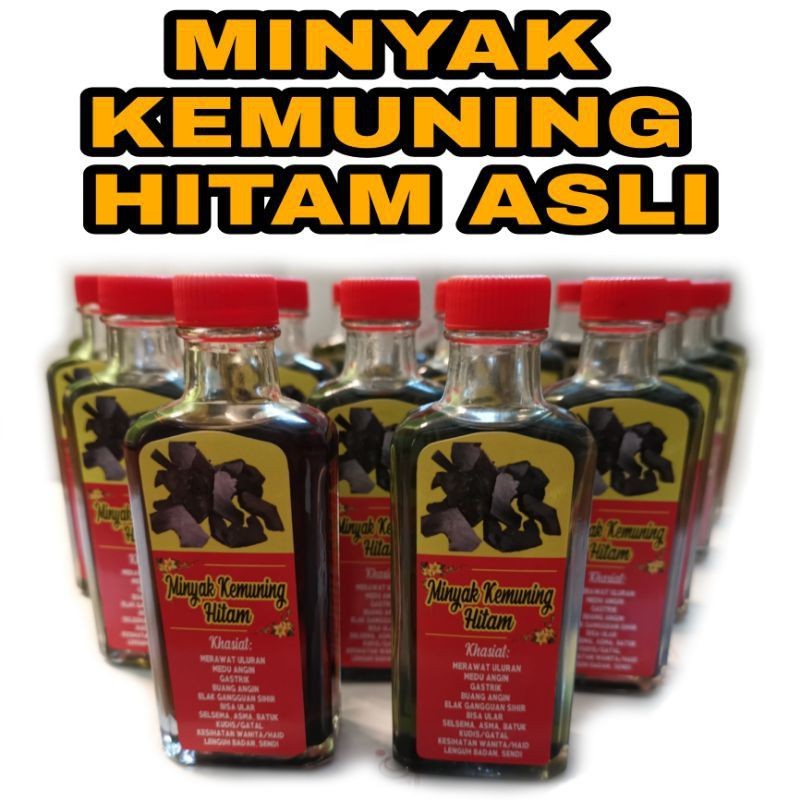 Buy  MINYAK ANGIN KEMUNING HITAM ASLI 60ML utk luaran shj 