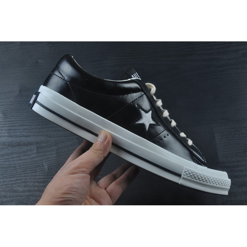 converse leather one star
