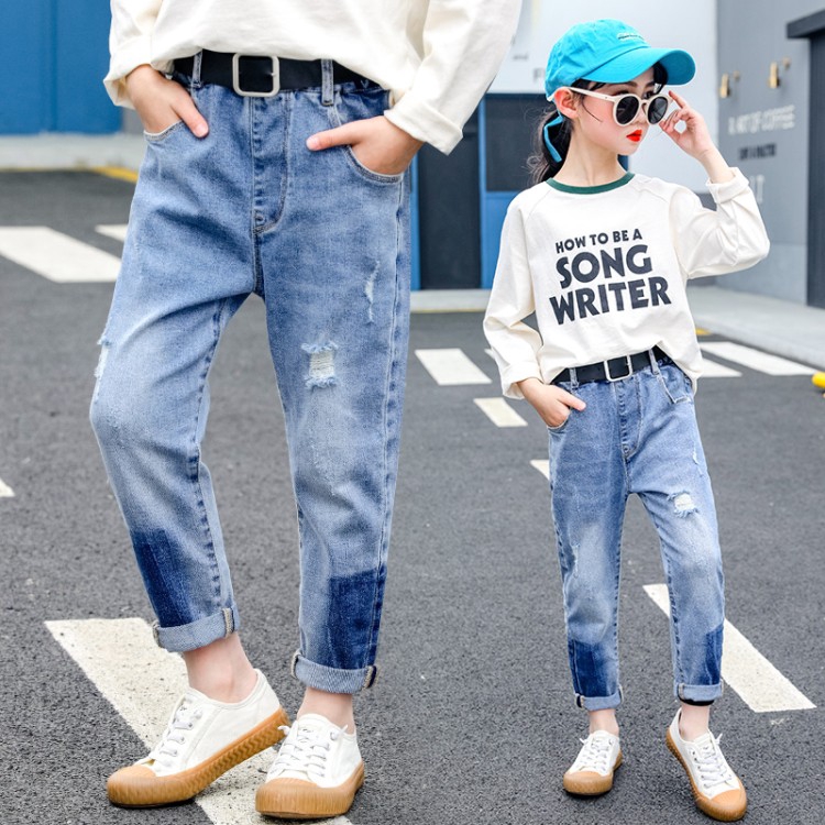 kids ripped jeans for girls