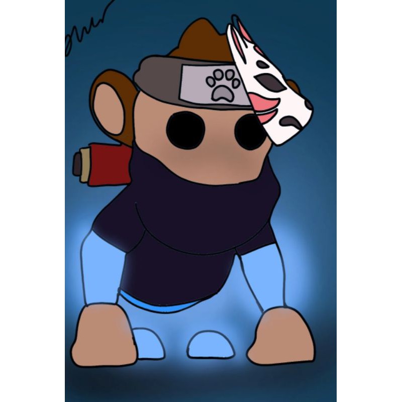 Roblox Adopt Me Ninja Monkey Only One Stock Available Shopee Malaysia - neon ninja roblox
