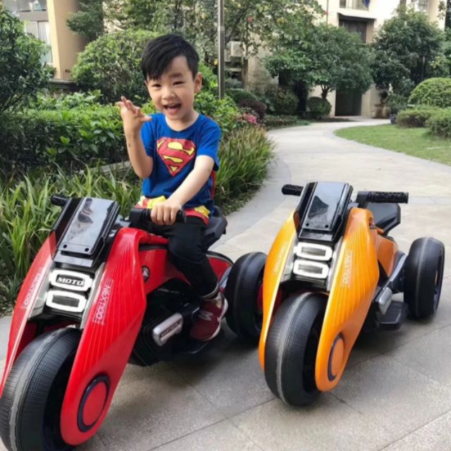 children's electric dual drive motorcycle