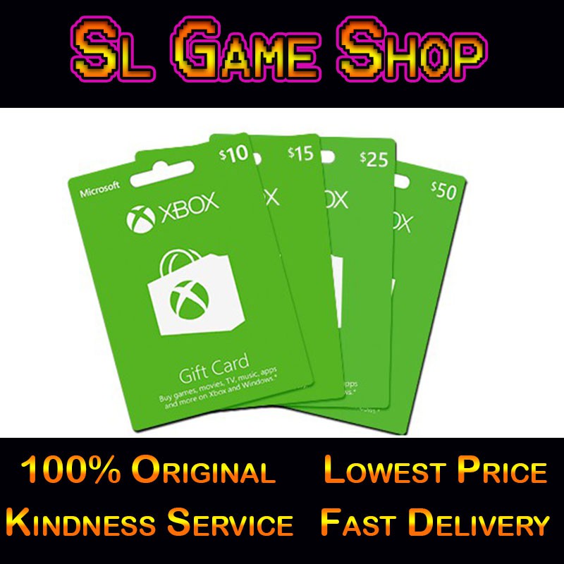 xbox shop card