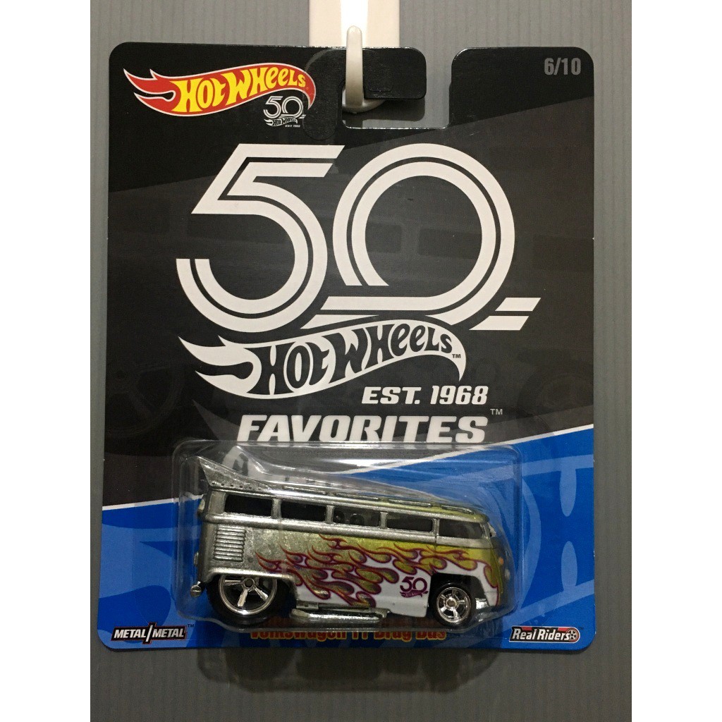 hot wheels 50th anniversary drag bus