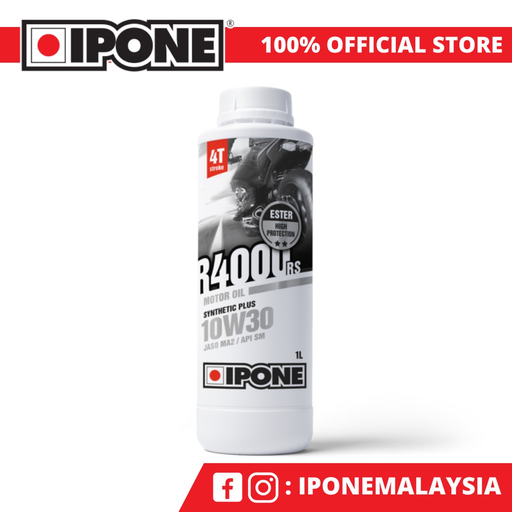 Ipone Semi Synthetic Motorcycle Engine Oil 10W30 R4000RS