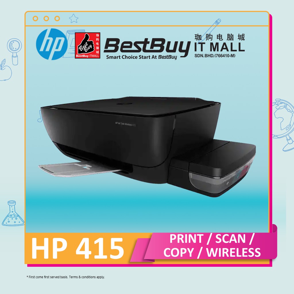 Замена печатающей головки hp ink tank wireless 415