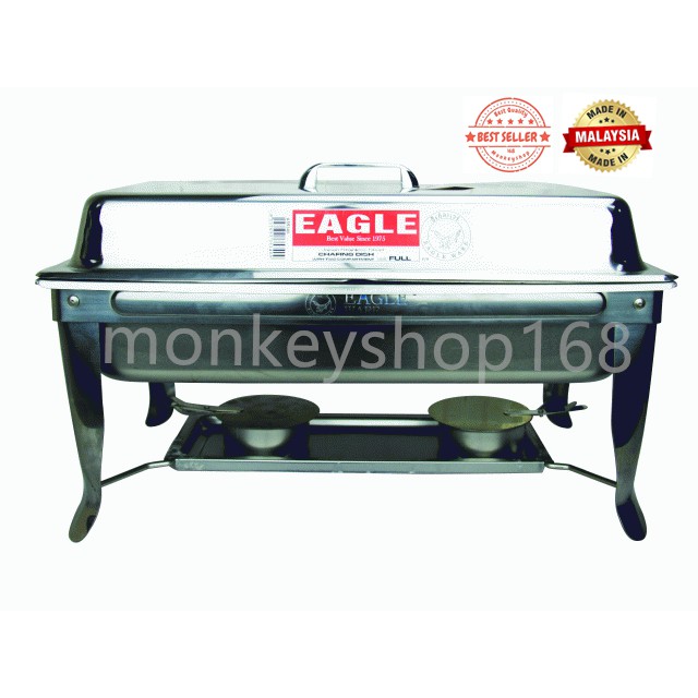 Eagle Full Size Chafing Dish Buffet Set Stainless Steel Shopee Malaysia