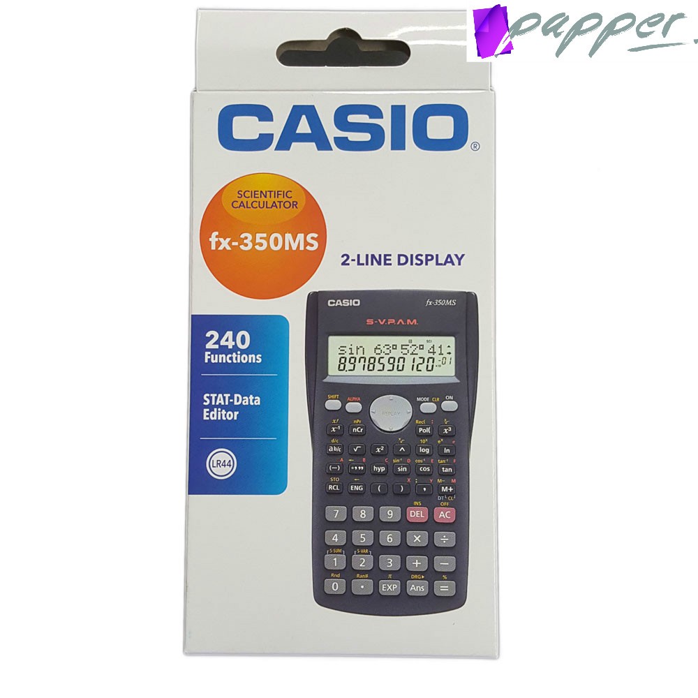 Casio Scientific Calculator Fx 350ms Shopee Malaysia