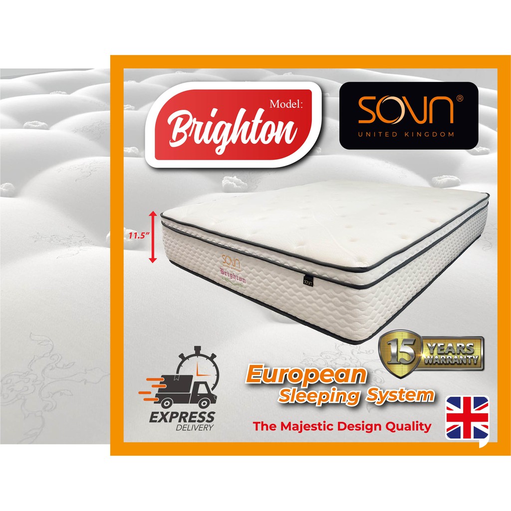 SOVN BRIGHTON SPRING MATTRESS , MICRO POSTURE SPRING, HOTEL MATTRESS