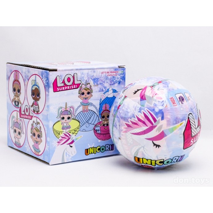 lol surprise unicorn ball