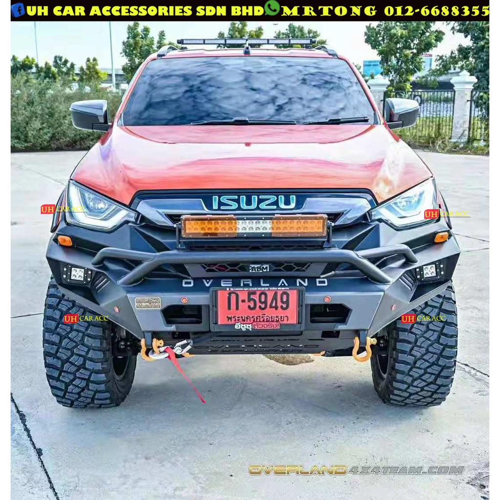 Isuzu Dmax D Max 2021 2022 X Terrain Overland Thailand Original Front Bumper Bull Bar Shopee Malaysia