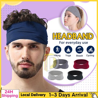 Breathable Sport Headband Men Women Running Gym Fitness Workout Yoga Training Headband Sports Sweat Band 运动发带 运动头带