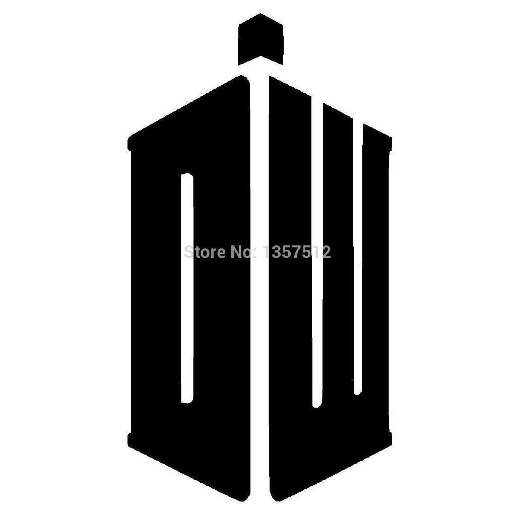 Doctor Who Tardis Logo Car Sticker For Truck Window Bumper Auto Door Kayak Vin